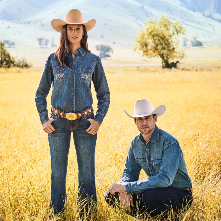 Stetson kvinnor 214 city byxjeans i medium tvätt LLFB512 kläder blå