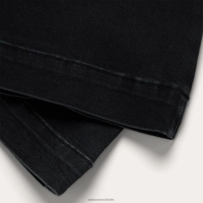 Stetson kvinnor 921 jeans med hög utsvängning LLFB526 kläder svart