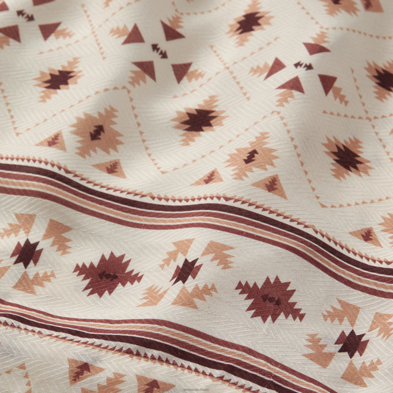 Stetson kvinnor gaucho kanttryck rayon fiskbensklänning LLFB500 kläder vit