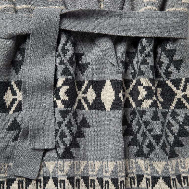 Stetson kvinnor tjock stickad slipströja LLFB543 kläder grå