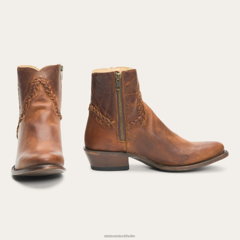 Stetson kvinnor pixie boots LLFB281 Skodon brun