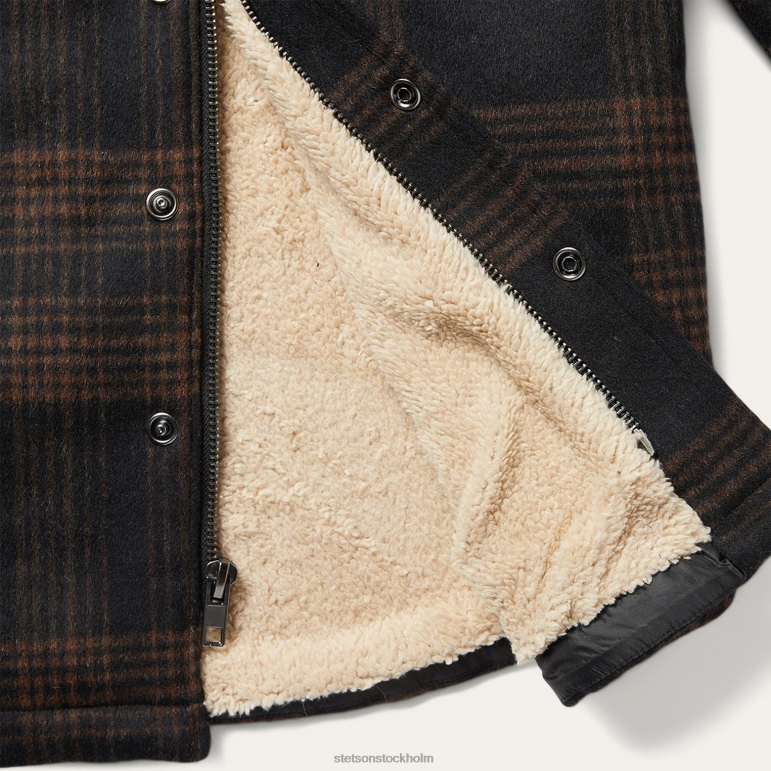 Stetson män jac-tröja LLFB394 kläder brun