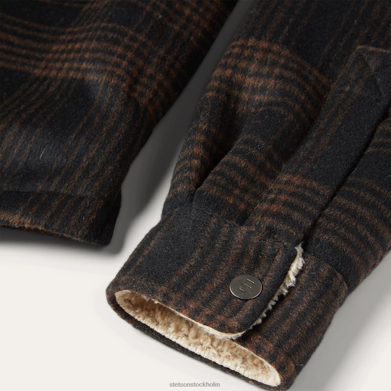 Stetson män jac-tröja LLFB394 kläder brun