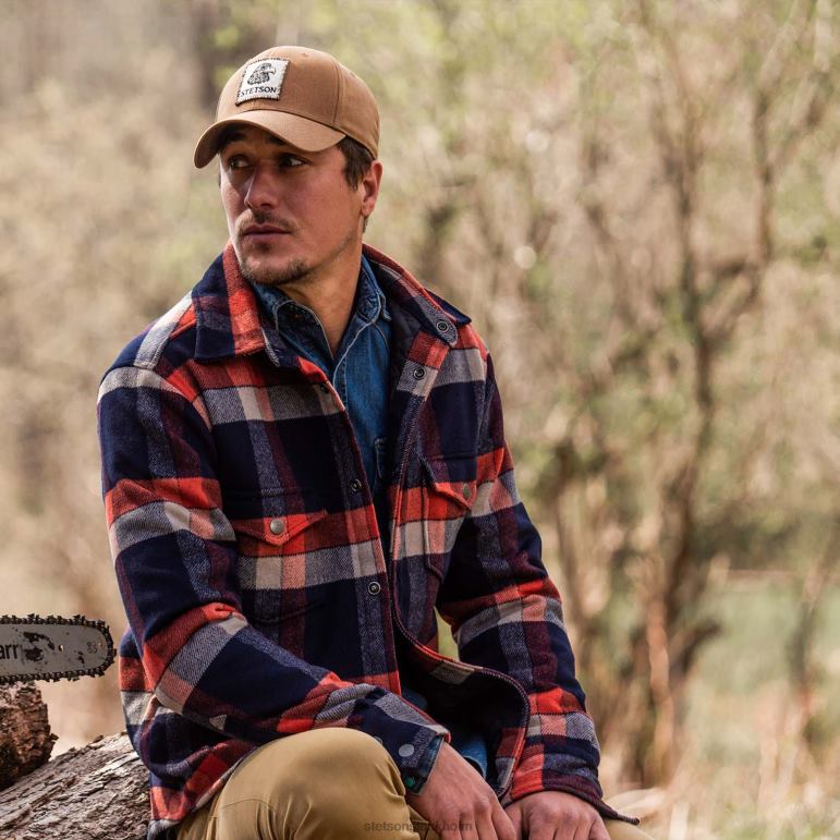 Stetson män jac-tröja LLFB395 kläder blå