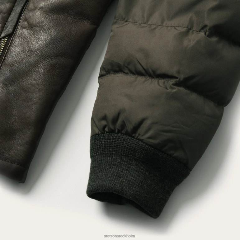 Stetson män nyhet solid mockajacka LLFB399 kläder brun