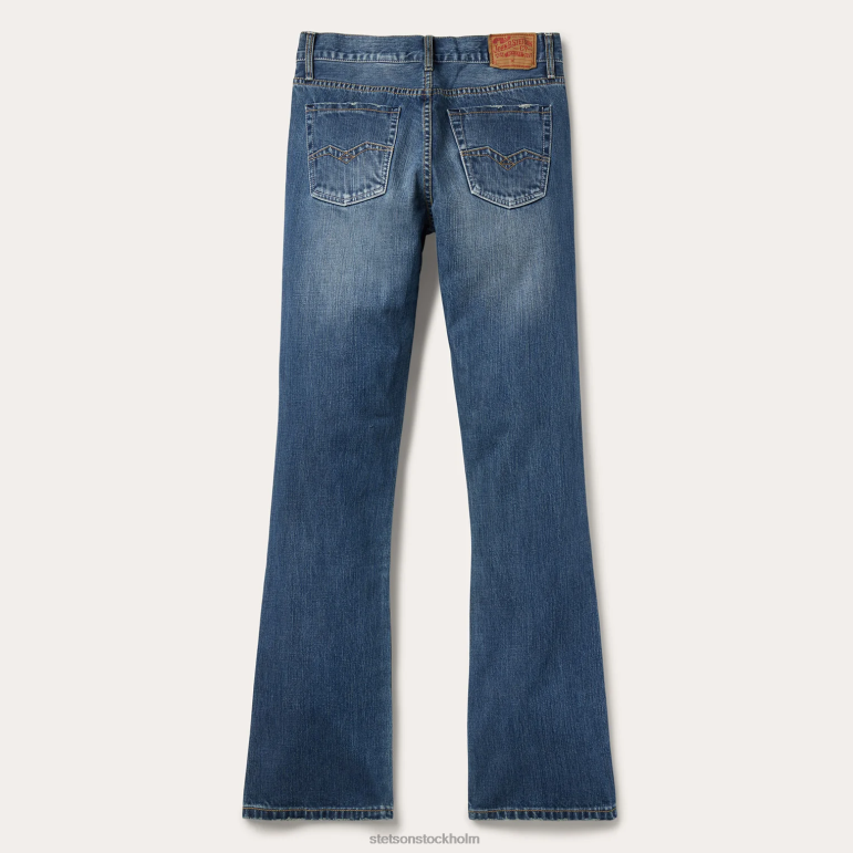 Stetson män 1014 rocker fit jean LLFB390 kläder blå