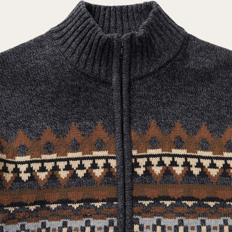 Stetson män västern kofta LLFB397 kläder grå