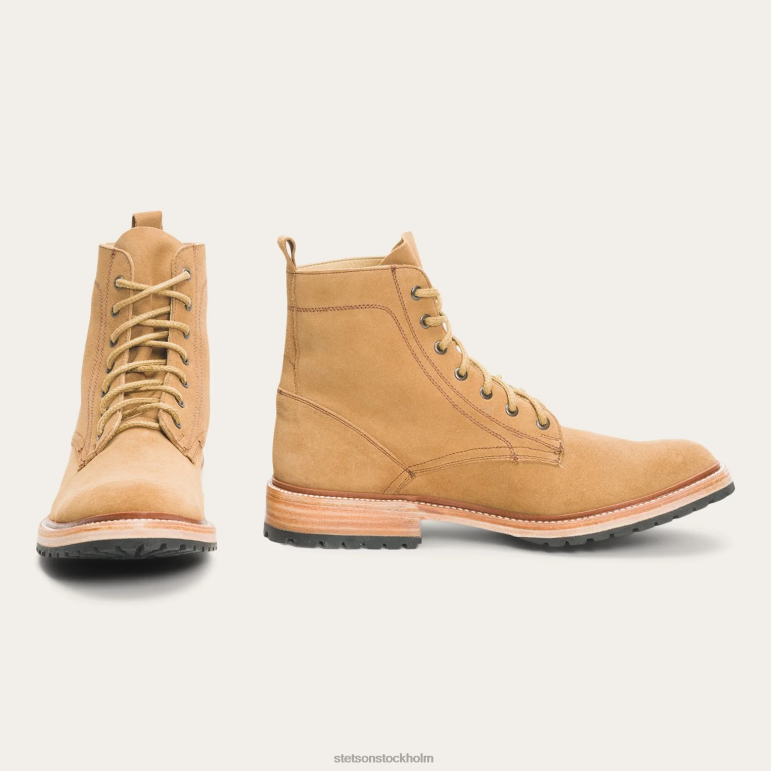 Stetson män chukka LLFB245 Skodon mocka tan