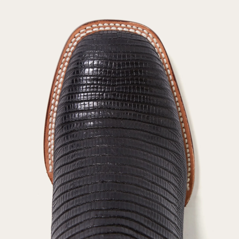 Stetson män arlington matt cowboystövel LLFB234 Skodon svart teju röd