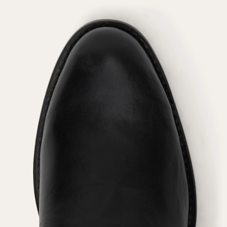 Stetson män rancher stövlar med dragkedja LLFB235 Skodon svart