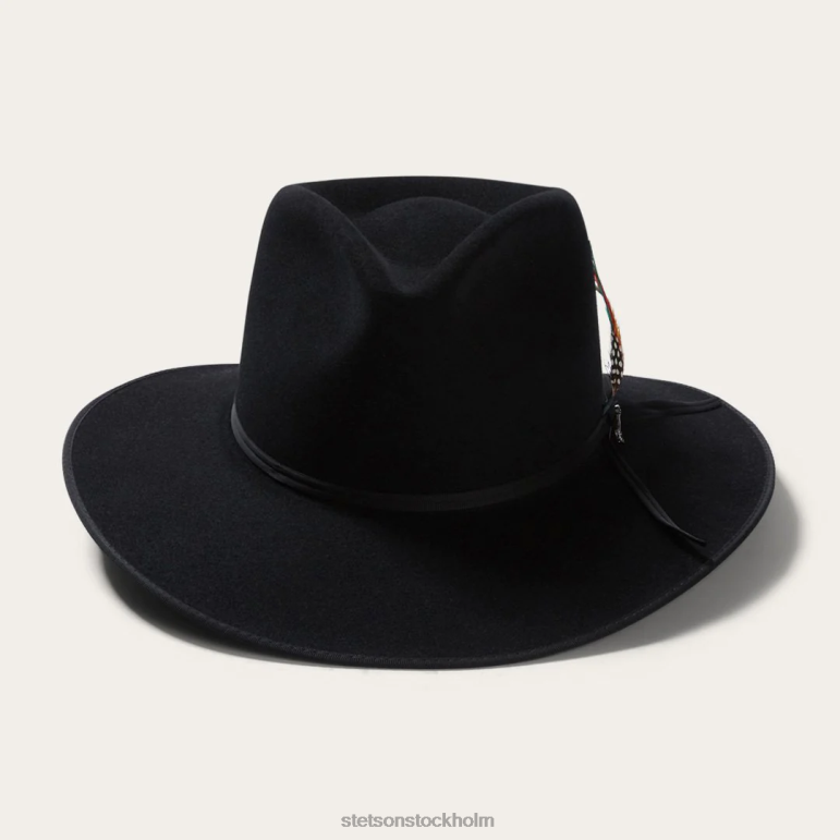Stetson unisex- dune 5x gun club hatt LLFB51 huvudbonader svart