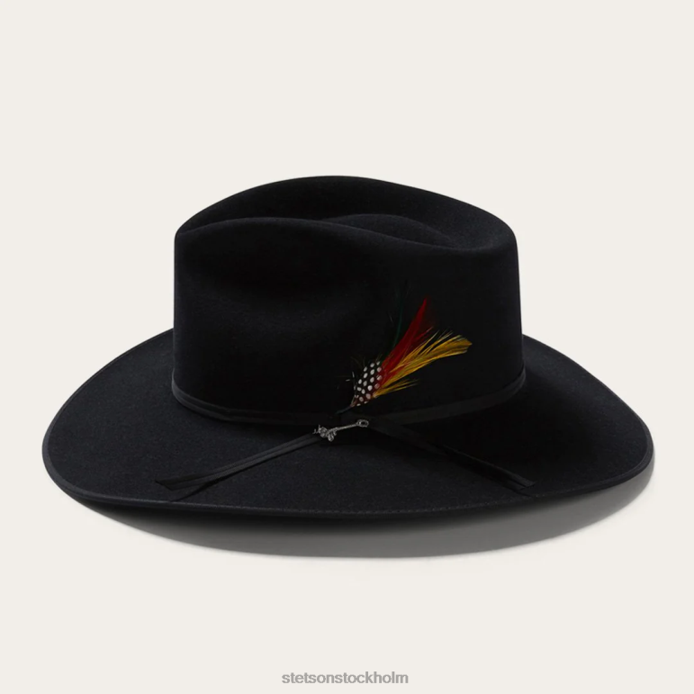 Stetson unisex- dune 5x gun club hatt LLFB51 huvudbonader svart