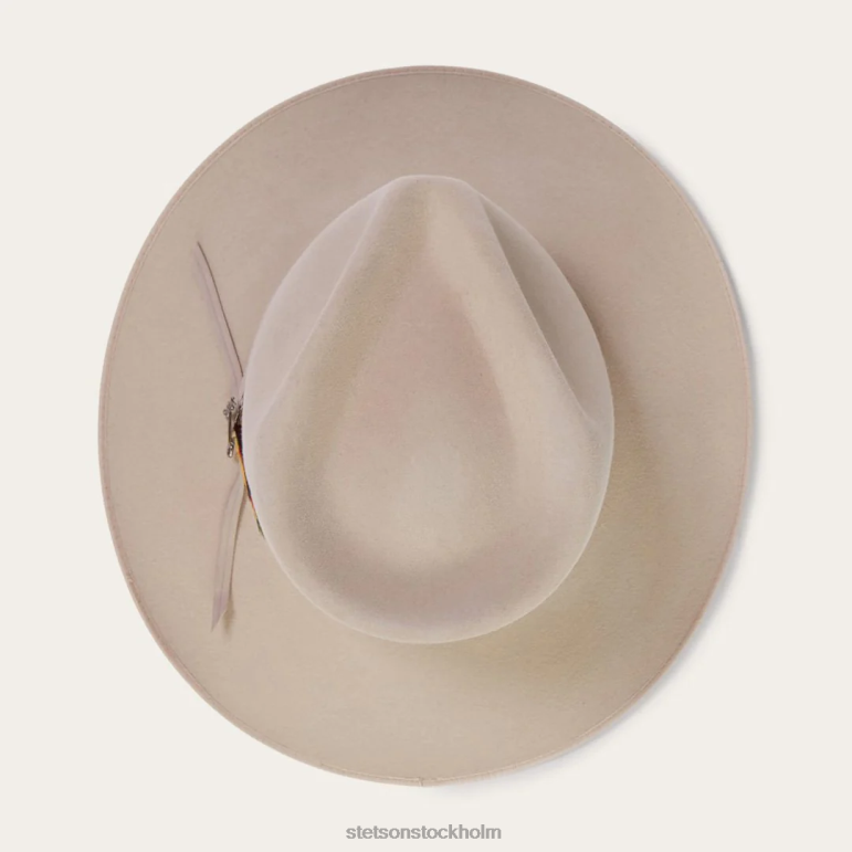 Stetson unisex- dune 5x gun club hatt LLFB90 huvudbonader silvermage