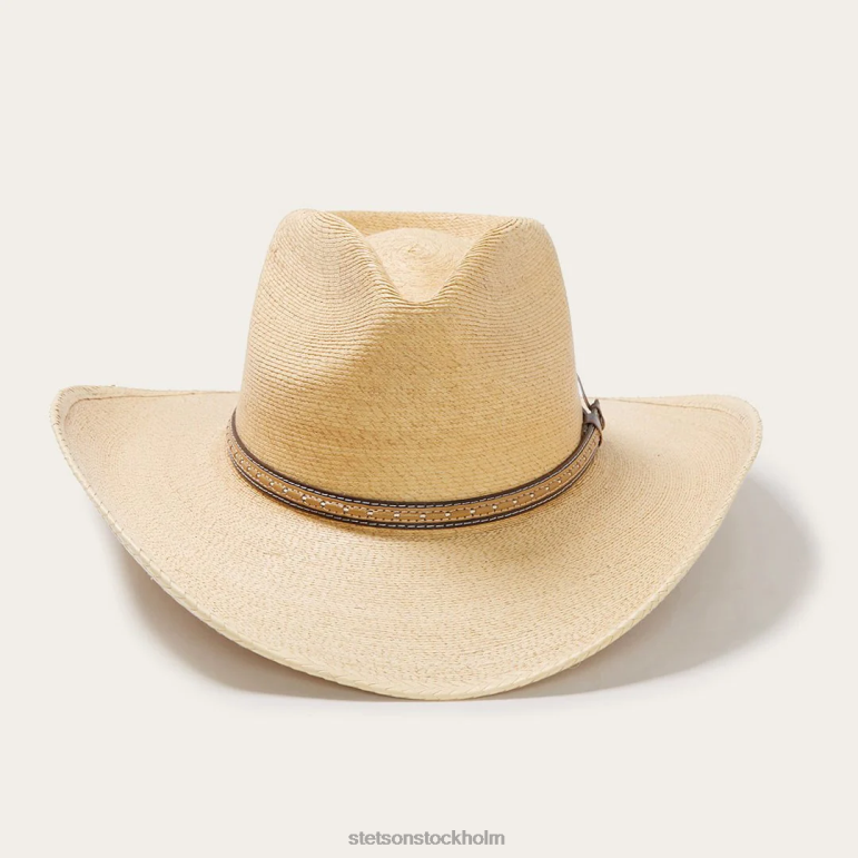 Stetson unisex- sågverk palmblad western hatt LLFB1 huvudbonader rostat