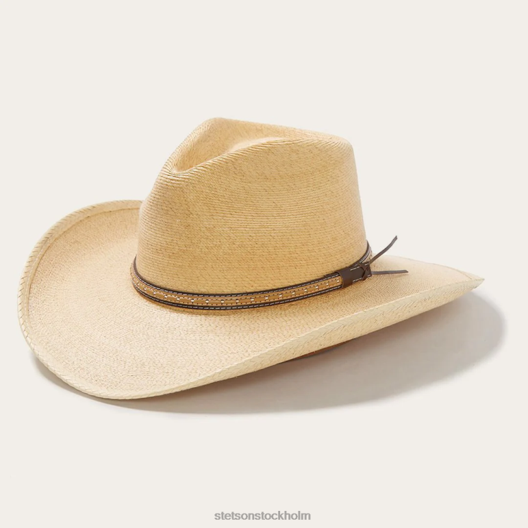 Stetson unisex- sågverk palmblad western hatt LLFB1 huvudbonader rostat