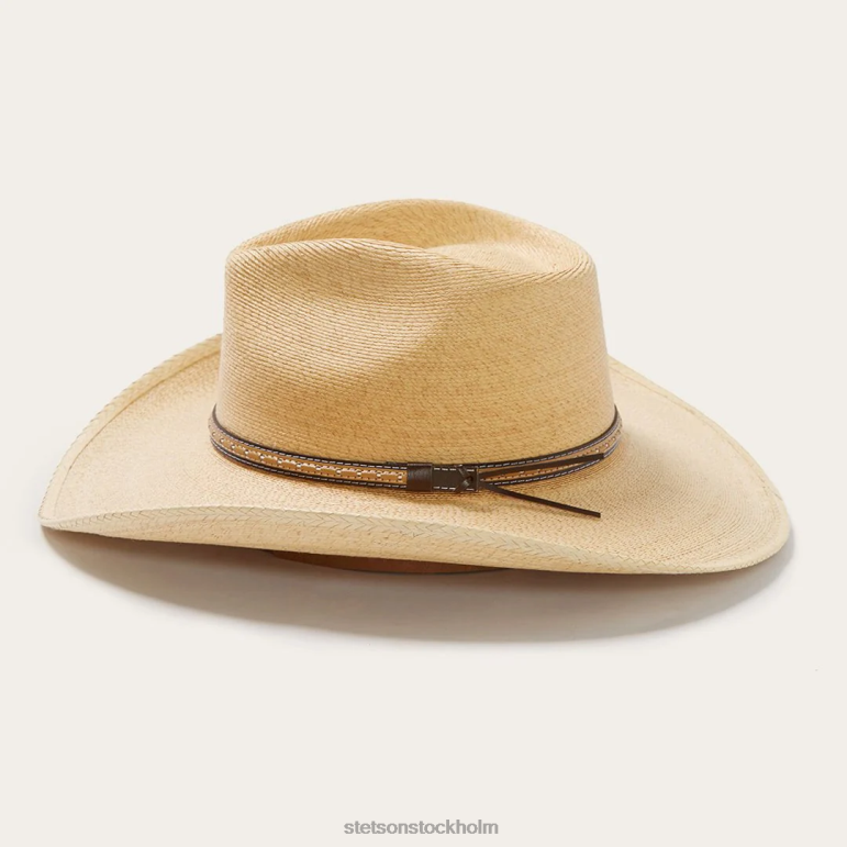 Stetson unisex- sågverk palmblad western hatt LLFB1 huvudbonader rostat