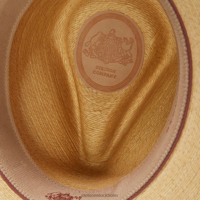 Stetson unisex- sågverk palmblad western hatt LLFB1 huvudbonader rostat