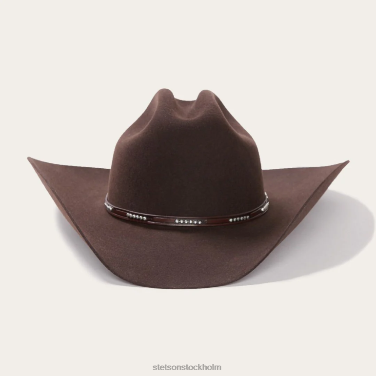 Stetson unisex- 72 llano 4x cowboyhatt LLFB76 huvudbonader choklad