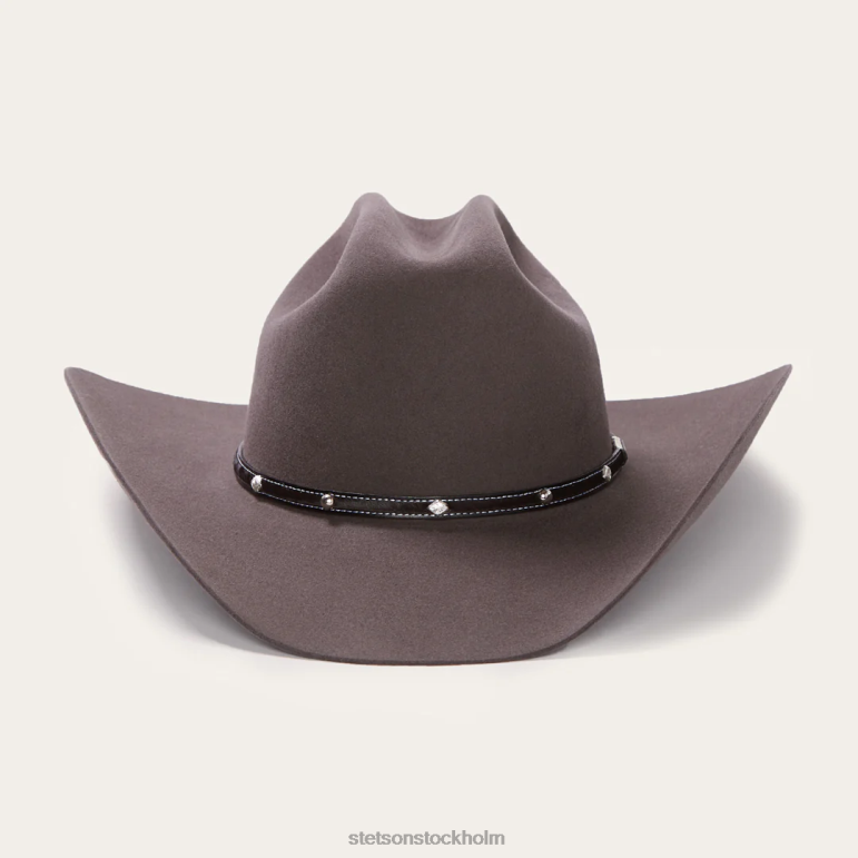 Stetson unisex- angus 6x cowboyhatt LLFB72 huvudbonader granit