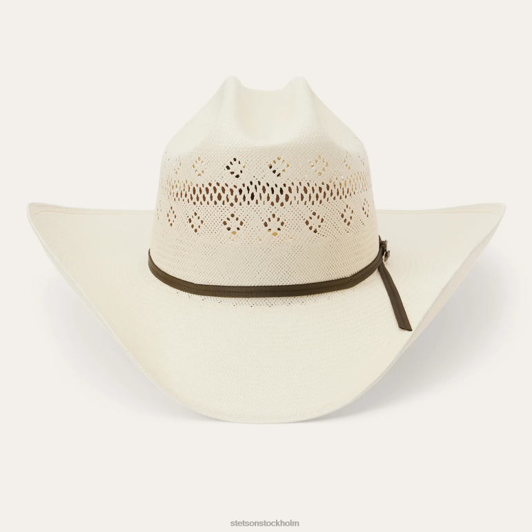 Stetson unisex- bagare 10x halm cowboyhatt LLFB176 huvudbonader naturlig