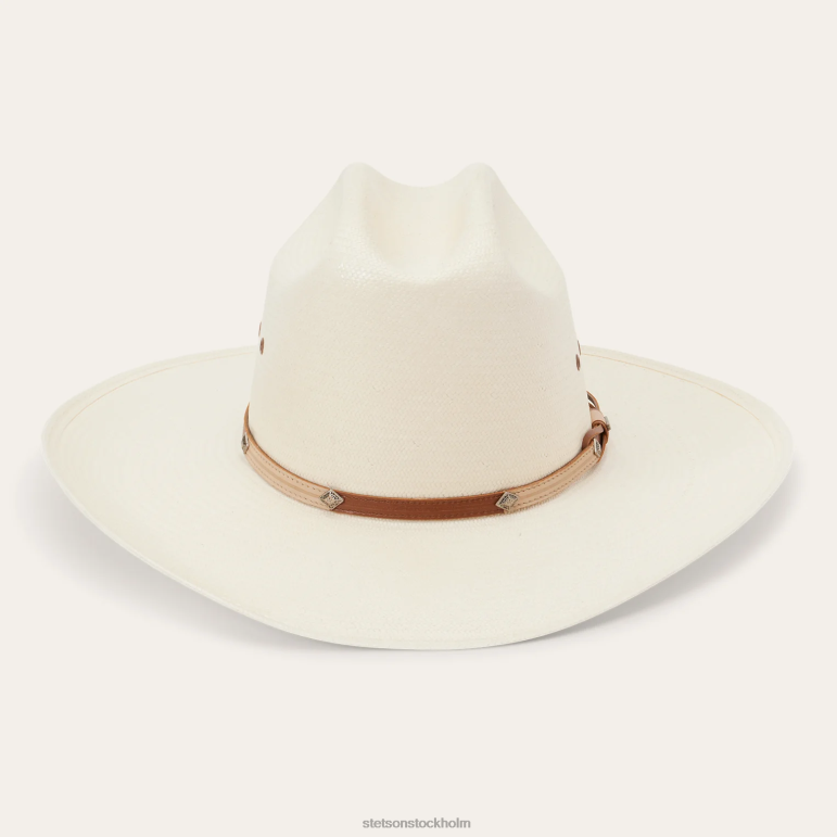 Stetson unisex- bevilja 10x halm cowboyhatt LLFB152 huvudbonader naturlig