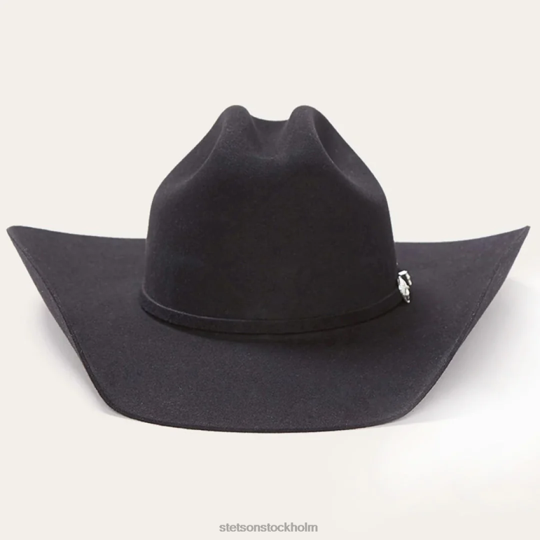 Stetson unisex- brenham 4x cowboyhatt LLFB33 huvudbonader svart