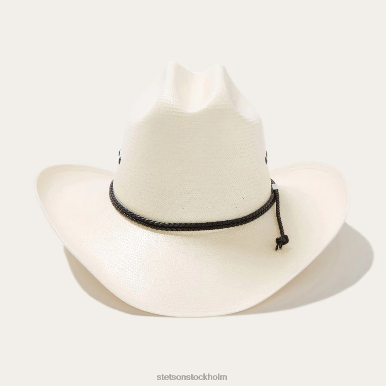 Stetson unisex- carson 10x halm cowboyhatt LLFB175 huvudbonader naturlig