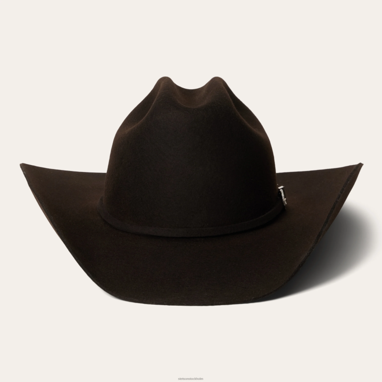 Stetson unisex- corral 4x cowboyhatt LLFB16 huvudbonader choklad