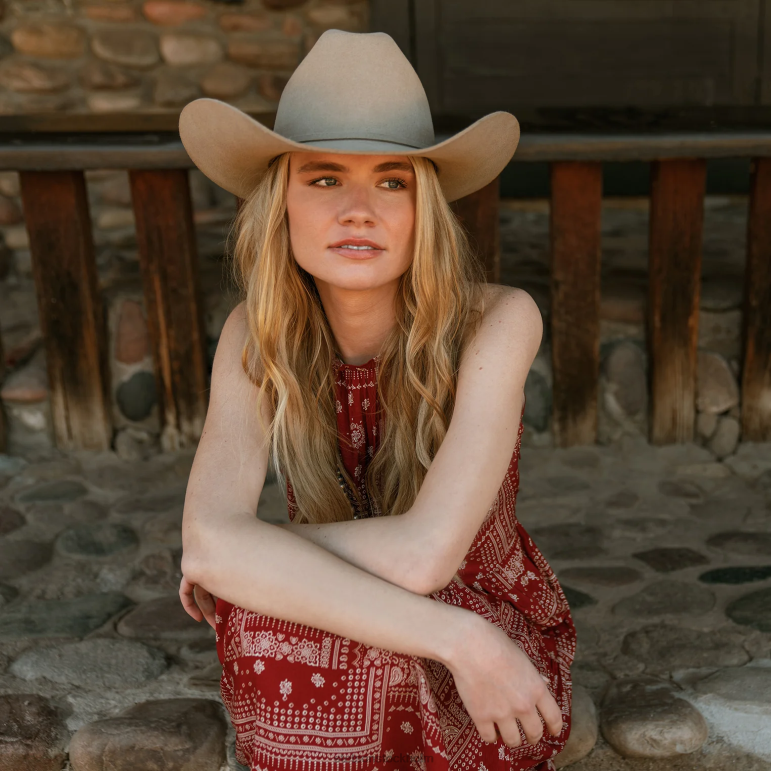 Stetson unisex- corral 4x cowboyhatt LLFB16 huvudbonader choklad