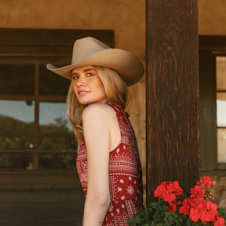 Stetson unisex- corral 4x cowboyhatt LLFB16 huvudbonader choklad