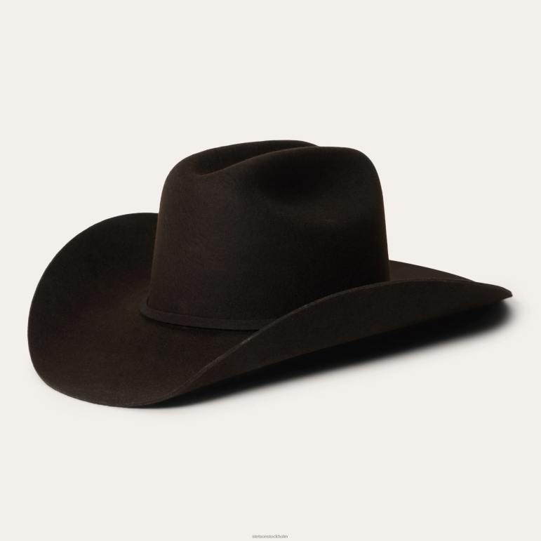 Stetson unisex- corral 4x cowboyhatt LLFB16 huvudbonader choklad