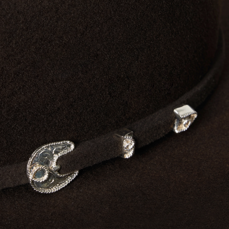 Stetson unisex- corral 4x cowboyhatt LLFB16 huvudbonader choklad