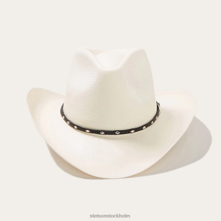 Stetson unisex- diamond jim 8x halm cowboyhatt LLFB153 huvudbonader naturlig