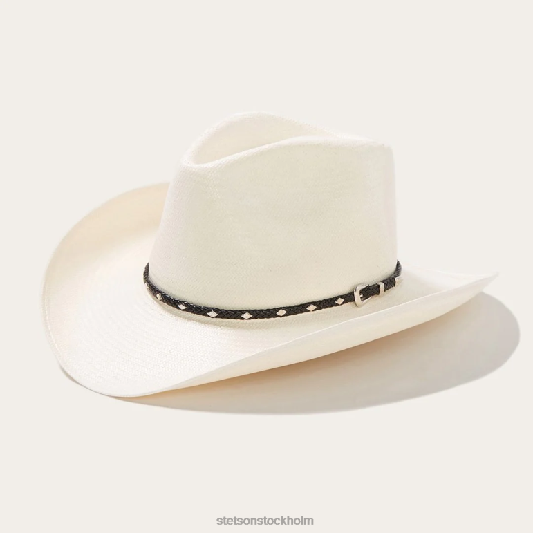 Stetson unisex- diamond jim 8x halm cowboyhatt LLFB153 huvudbonader naturlig