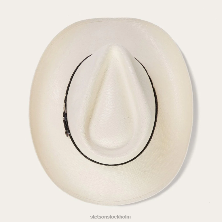 Stetson unisex- diamond jim 8x halm cowboyhatt LLFB153 huvudbonader naturlig
