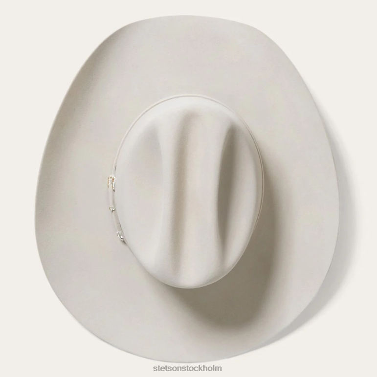 Stetson unisex- el patron 75 premier 30x cowboyhatt LLFB122 huvudbonader silvermage