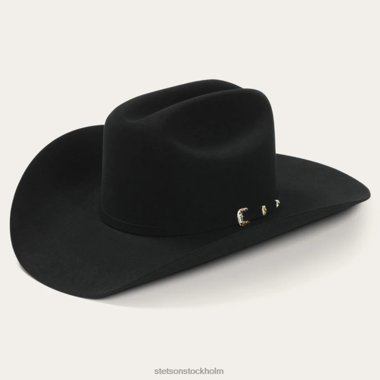 Stetson unisex- el patron 75 premier 30x cowboyhatt LLFB136 huvudbonader svart
