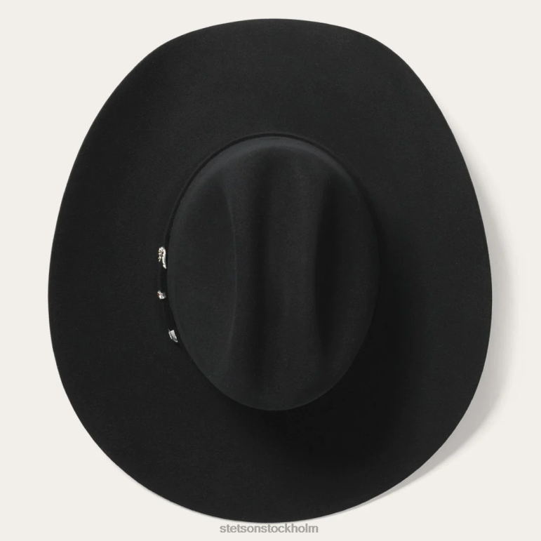 Stetson unisex- el patron 75 premier 30x cowboyhatt LLFB136 huvudbonader svart
