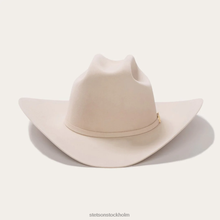 Stetson unisex- el presidente 100x premier cowboyhatt LLFB2 huvudbonader silvermage
