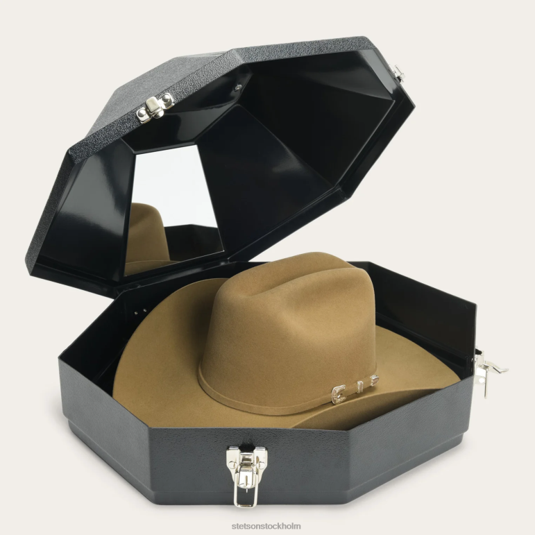 Stetson unisex- el presidente 100x premier cowboyhatt LLFB2 huvudbonader silvermage
