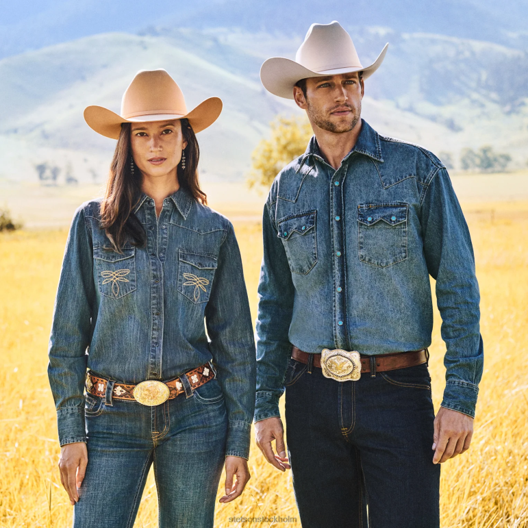 Stetson unisex- el presidente 100x premier cowboyhatt LLFB2 huvudbonader silvermage