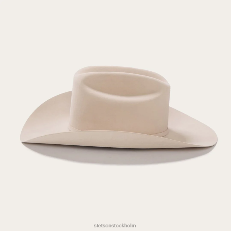 Stetson unisex- el presidente 100x premier cowboyhatt LLFB2 huvudbonader silvermage