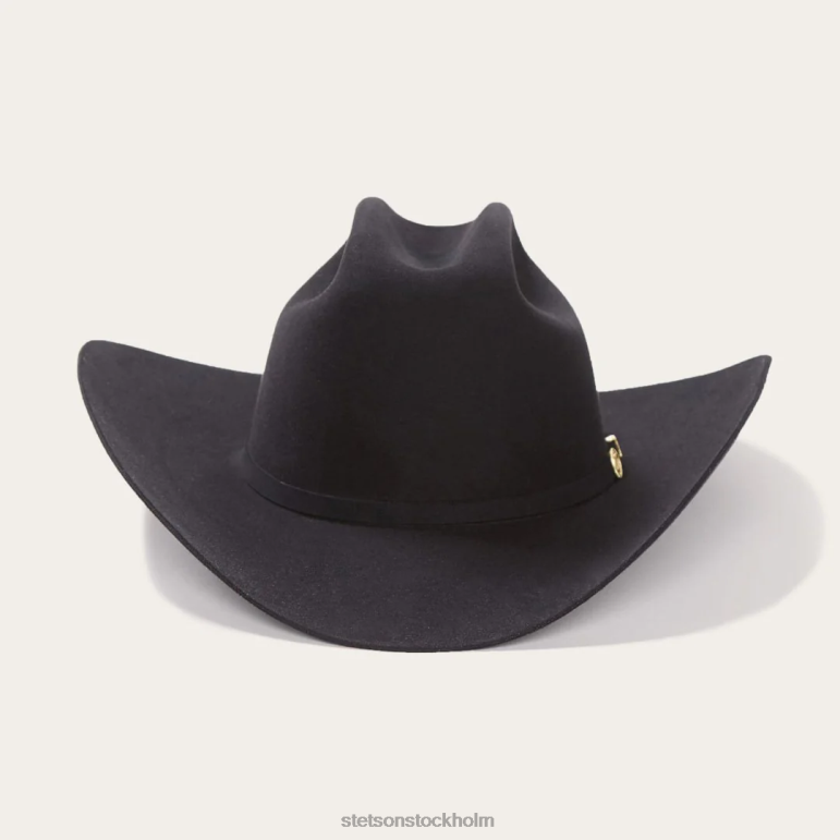 Stetson unisex- el presidente 100x premier cowboyhatt LLFB70 huvudbonader svart