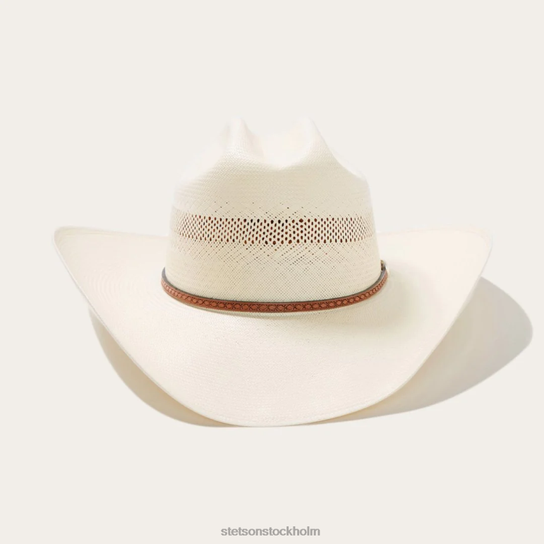 Stetson unisex- griffin 100x halm cowboyhatt LLFB177 huvudbonader naturlig