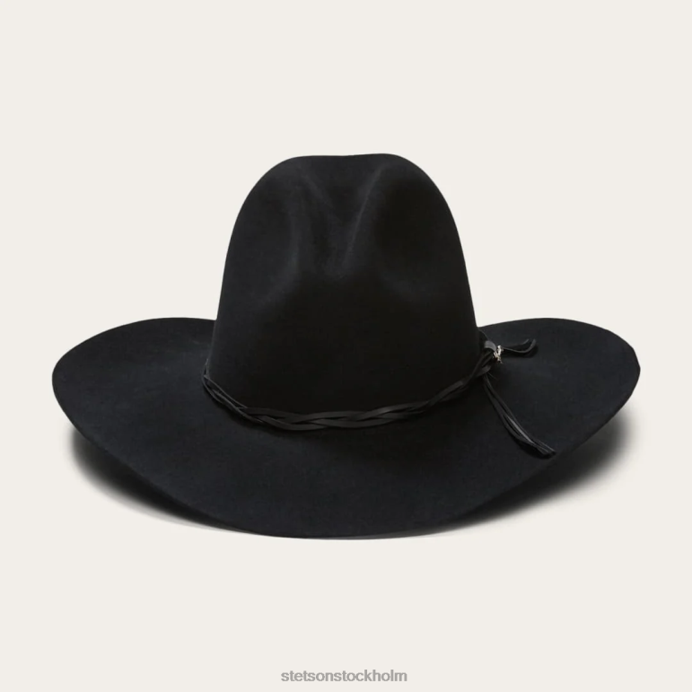 Stetson unisex- gus 6x cowboyhatt LLFB20 huvudbonader svart