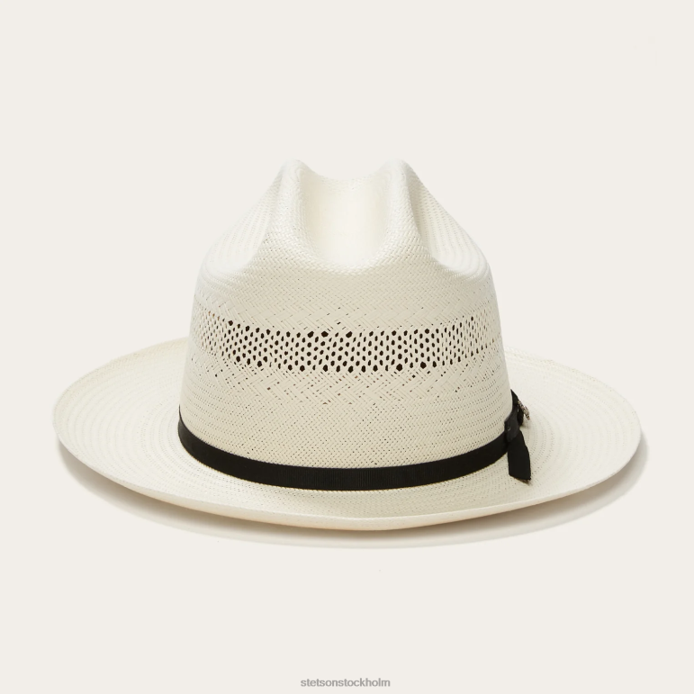 Stetson unisex- öppen väg 10x halm cowboyhatt LLFB119 huvudbonader naturlig