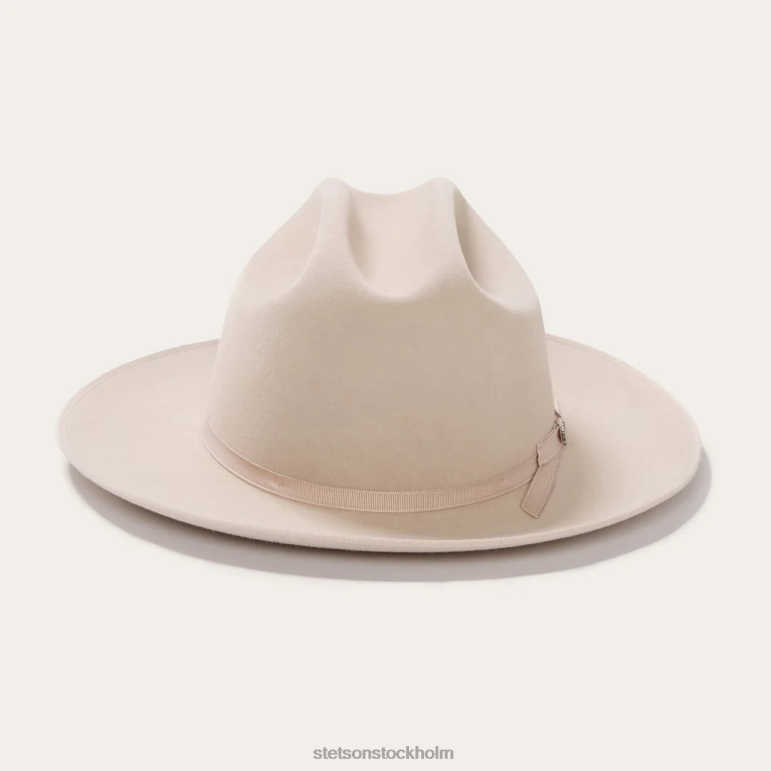 Stetson unisex- öppen väg 6x cowboyhatt LLFB30 huvudbonader silvermage