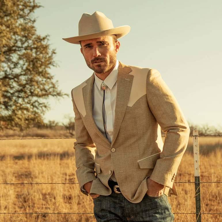 Stetson unisex- öppen väg 6x cowboyhatt LLFB30 huvudbonader silvermage