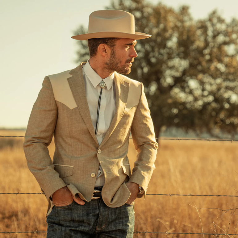 Stetson unisex- öppen väg 6x cowboyhatt LLFB30 huvudbonader silvermage