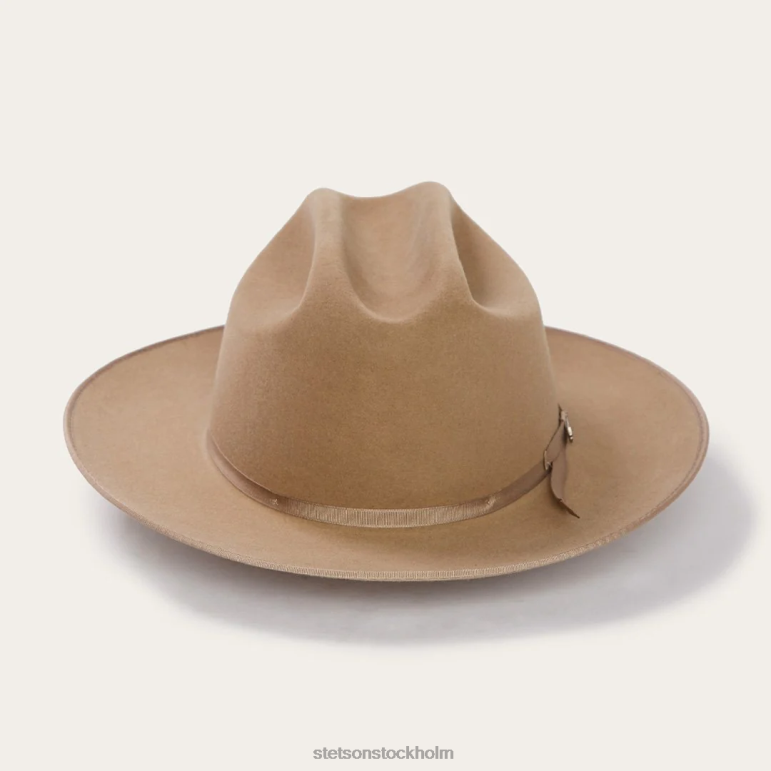 Stetson unisex- öppen väg 6x cowboyhatt LLFB9 huvudbonader fawn